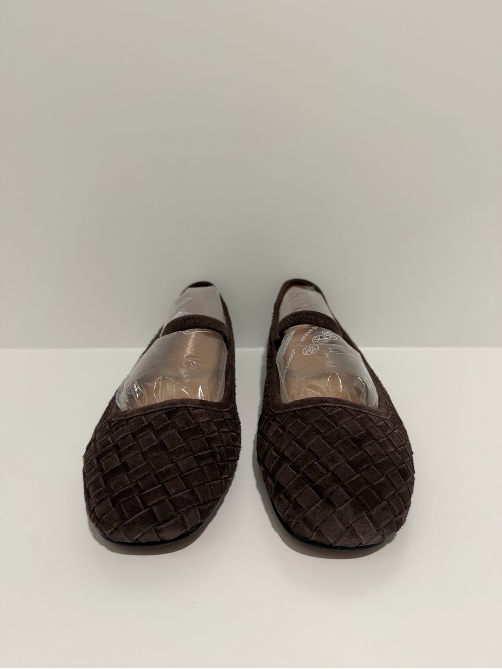 NEW Madewell The Greta Ballet Flat in Woven Dark Roast Suede NU879 $138 size 7 - Picture 8 of 12